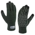 ViGrace Winter Warm Touchscreen Gloves for Men and Women Touch Screen Fleece Lined Knit Anti-Slip Wool Glove