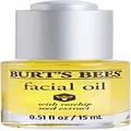 Burt's Bees Gua Sha Face Oil With Rosehip Seed Extract, Reduces Appearance of Fine Lines and Wrinkles, Use with Ice Roller & Facial Tools, Natural Origin Skin Care, 0.51 fl. oz.