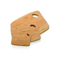 Kela Katana 12009 Cooking Cutting Board, Wood, Size: 0.6 x 7.9 x 5.9 inches (1.5 x 20 x 15 cm), 0.6 x 11.8 x 11.4 inches (1.5 x 38 x 29 cm), Chopping Board Set