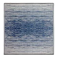 Fab Habitat Outdoor Rug - Waterproof, Fade Resistant, Crease-Free - Premium Recycled Plastic - Distressed Abstract Stripes - Patio, Deck, Porch, Balcony, Laundry Room - Brooklyn - Blue - 4 x 6 ft