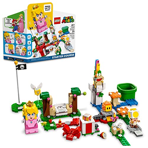 LEGO Super Mario Adventures with Peach Starter Course 71403 Building Toy Set; Toy Playset for Kids Aged 6 and up (354 Pieces)
