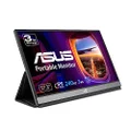 ASUS ROG Strix 17.3" 1080P Portable Gaming Monitor (XG17AHPE) - Full HD, IPS, 240Hz, 3ms, Adaptive-Sync, Smart Case, Ultra-slim, USB-C Power Delivery, Micro HDMI, For Laptop, PC, Phone, Console, Black