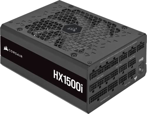 Corsair HXi Series HX1500i Fully Modular Ultra-Low Noise 80 PLUS Platinum Digital Power Supply (CP-9020215-UK)