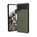 URBAN ARMOR GEAR UAG Designed for Samsung Galaxy Z Flip 4 Case 2022 Green Olive Civilian Sleek Ultra-Thin Shock-Absorbent Protective Cover