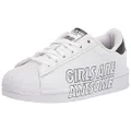 adidas Originals Superstar Girls are Awesome Shoes Sneaker, White/White/Black, 6.5 US Unisex Big Kid