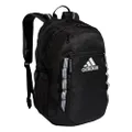 adidas Excel 6 Backpack, Black/White 3 Stripe Webbing, One Size, Excel 6 Backpack