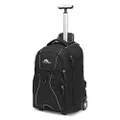 High Sierra Freewheel Wheeled Laptop Backpack, Black, 20.5 x 13.5 x 8-Inch, Freewheel Wheeled Laptop Backpack
