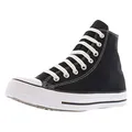 Converse Chuck Taylor All Star High Top Sneaker, Black (White Sole), Size 8.5 Men/10.5 Women