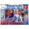 Ravensburger Disney Frozen 2 Frosty Adventures 2 X 24 Piece Jigsaw Puzzle for Kids - Value Set of 2 Puzzles in a Box - Every Piece is Unique, Pieces Fit Together Perfectly