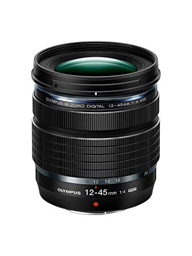 OLYMPUS Micro Four Thirds Lens M.ZUIKO DIGITAL ED 12-45mm F4.0 PRO Standard Zoom Lens, Dustproof, Splashproof, Small and Lightweight