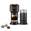 Nespresso® Vertuo Next Premium Coffee Machine, Rich Brown & Aeroccino Milk Frother Bundle