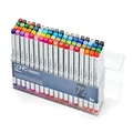 Copic Marker C72A Classic 72 Color Marker Sketch Set; Preferred for Architectural Design, Product Rendering, and Other Forms of Industrial Design; Packaged in a Clear Plastic Case,CMCL33ST0A