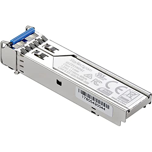 StarTech.com MSA Uncoded Compatible SFP Module - 1000BASE-EX - 1GbE Single Mode Fiber (SMF) Optic Transceiver - 1GE Gigabit Ethernet SFP - LC 40km - 1310nm - DDM (SFP1000EXST)