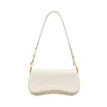 JW PEI Joy Shoulder Bag Women Small Purse Vegan Leather Trendy Handbags Teen girls Crossbody Bags 90s, White