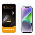 Supershieldz (2 Pack) Anti Glare (Matte) Screen Protector Designed for Apple iPhone 13 and iPhone 13 Pro (6.1 inch) [Tempered Glass] Anti Scratch, Bubble Free