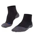 FALKE mens TK2 Short Cool Hiking Socks - Low Cut, Anti Blister, Black (Black-Mix 3010), US 9-10 (EU 42-43 Ι UK 8-9), 1 Pair