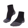FALKE mens TK2 Short Cool Hiking Socks - Low Cut, Anti Blister, Black (Black-Mix 3010), US 9-10 (EU 42-43 Ι UK 8-9), 1 Pair