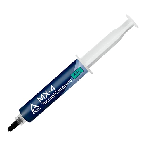 ARCTIC MX-4 (45 g) - Premium Performance Thermal Paste for All Processors (CPU, GPU - PC, PS4, Xbox), Very high Thermal Conductivity, Long Durability, Safe Application, Non-Conductive, CPU Thermal