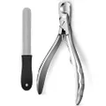 Gobeigo Upgrade Wide Open Dog Nail Clippers for Large Dogs Cut Like Butter, Heavy Duty Dog Nail Trimmer Full Metal Razor Sharp Professional for All Dogs Cats with Thick Toenail