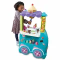 Play-Doh Kitchen Creations Ultimate Ice Cream Truck Playset, Jumbo Kitchen Food Truck Toy for Kids 3 Years and Up with 27 Accessories, 12 Cans, Realistic Sounds, Non-Toxic