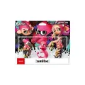 Octoling Triple Pack (Octoling Boy + Octopus + Girl) Amiibo (Splatoon Collection) for Nintendo Switch