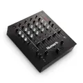 Numark M6 USB - 4-Channel DJ Mixer with Built-In Audio Interface, 3-Band EQ, Microphone Input and Replaceable Crossfader with Slope Control,Silver/Black