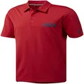 adidas Golf Men's Ultimate 365 USA Edition Solid Polo, Small, Scarlet