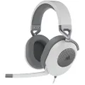 CORSAIR HS65 Surround Gaming Headset (Leatherette Memory Foam Ear Pads, Dolby Audio 7.1 Surround Sound On PC and Mac, SonarWorks SoundID Technology, Multi-Platform Compatibility) White
