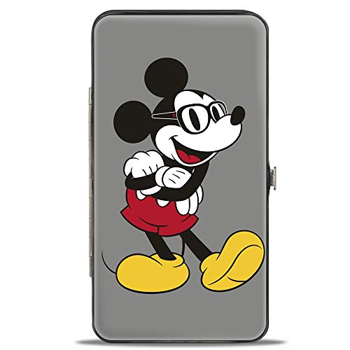 Buckle-Down Women's Standard Hinge Wallet-Mickey Mouse, 7" x 4"