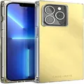 Case-Mate BLOX iPhone 14 Pro Case - Gilded Age Gold [10FT Drop Protection] [Compatible with MagSafe] Magnetic Cover with Square Edges for iPhone 14 Pro 6.1", Anti-Scratch, Shockproof, Slim Fit