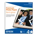 Epson Premium Photo Paper SEMI-GLOSS (8.5x11 Inches, 20 Sheets) (S041331), White