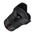 Rokinon 20mm f/1.8 AS ED UMC Wide Angle Lens for Sony E-Mount Black