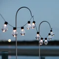 Lights4fun, Inc. Solar Powered Globe String Lights with 20 Warm White LEDs