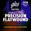 GHS PRECISION FLATS Flatwound String Set For Electric Guitar - 750 - Rock - 009/042