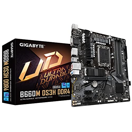 GIGABYTE Motherboard B660M DS3H DDR4 (LGA1700/DDR4)