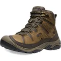 KEEN Men's Circadia Mid Height Comfortable Waterproof Hiking Boots, Bison/Brindle, 15 US