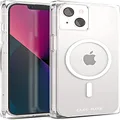 Case-Mate BLOX iPhone 14 Case/iPhone 13 Case - Clear [10FT Drop Protection] [Compatible with MagSafe] Luxury Cover w/Square Edges for iPhone 14/13 6.1", Anti-Yellowing, Anti-Scratch, Shock Proof