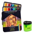 Prismacolor Premier Soft Core Colored Pencil, Set of 48 Assorted Colors (3598T) + Prismacolor Scholar Colored Pencil Sharpener (1774266)
