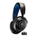 SteelSeries 61559 Arctis Nova 7P Wireless Gaming Headphones, Sealed AI Noise Canceling, Space Audio, Hi-Fi Sound, Adjustable, Black, large