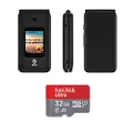 SIMBROS AT&T CINGULAR FLIP 4 SMARTFLIP IV U102AA 4G Phone for AT&T ONLY Complete with At&t Sim Card and 8X Memory Bundle Pack! - New 32GB SD Card Included!
