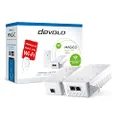 devolo Magic 2 WiFi next Powerline Starter Kit | Mesh Wi-Fi AC | 2000 Mbps | G.hn Wave 2 | Multi-User MIMO | 2 Passthrough Adapters | 3x Gb LAN Ports [2+1] | Plug & Play | Best for smart devices