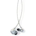 Shure SE215-CL-A Single Microdriver Professional Sound Isolating Earphone, Clear,One Size