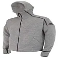 adidas Men's ZNE Fast Release Hoodie, Grey Large
