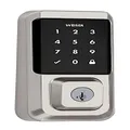 Weiser (by Kwikset) Halo WiFi Touchscreen Electronic Smart Lock, Compatible with Alexa and Google Assistant, Color: Satin Nickel, Model: 9GED25000-003