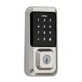 Weiser (by Kwikset) Halo WiFi Touchscreen Electronic Smart Lock, Compatible with Alexa and Google Assistant, Color: Satin Nickel, Model: 9GED25000-003