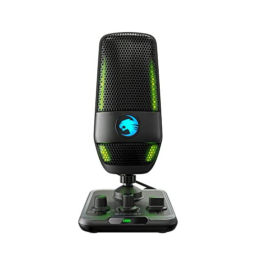 Roccat ROC-14-910 Torch Studio Grade USB Microphone Module, Black