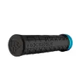Race Face Unisex's Getta Grips, Black/Turquoise, 30mm