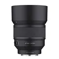 SAMYANG 85mm F1.4 AF Series II Full Frame Telephoto Auto Focus Lens for Sony E (SYIO85SE2-E), Black