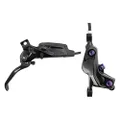 SRAM G2 Ultimate Disc Brake and Lever - Rear, Post Mount, Carbon Lever, Titanium Hardware, Gloss Black with Rainbow