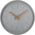 Le Studio 37-1H-009 Wall Clock, Gray, Ø11.8 x 1.6 inches (30 x 4 cm)